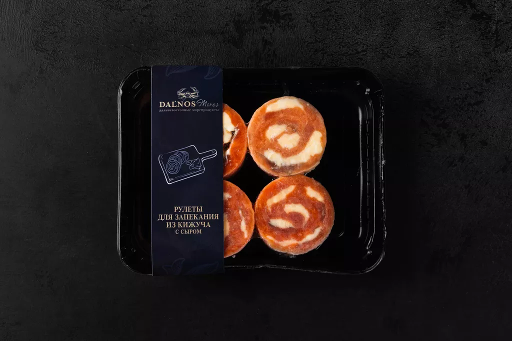 фотография продукта Рулеты для запекания из кижуча с сыром